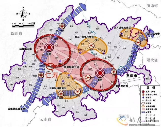 成渝地区双城经济圈来袭 —— 谁将成为“成渝之心”？            </h1>(图2)